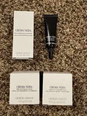 Authentic Giorgio Armani Crema Nera Beauty Products